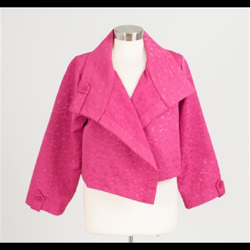 Velro short waisted jacket